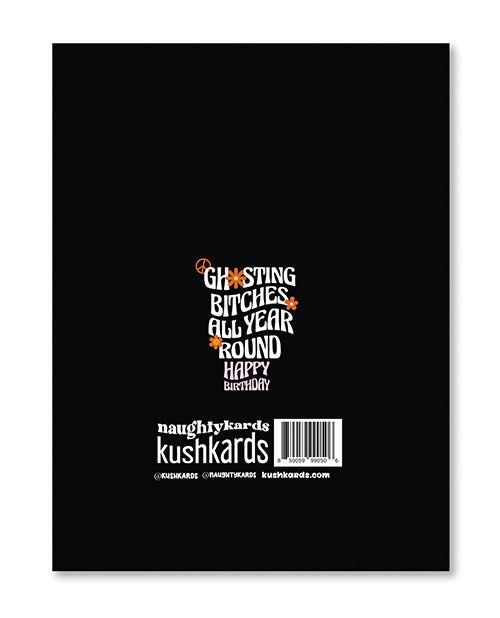 Halloween Ghosting Birthday Greeting Card w/Sticker by Eldorado Trading Company