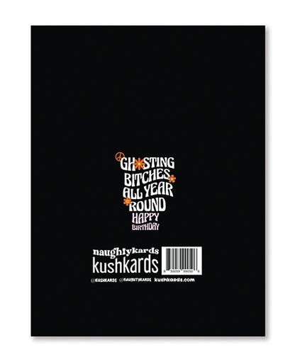 Halloween Ghosting Birthday Greeting Card w/Sticker by Eldorado Trading Company