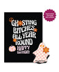 Halloween Ghosting Birthday Greeting Card w/Sticker by Eldorado Trading Company