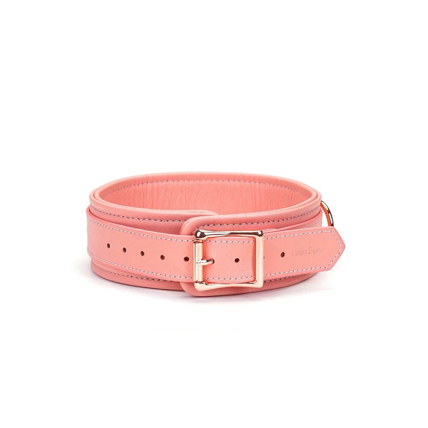 Liebe Seele- Pink Dream Leather Collar with Leash