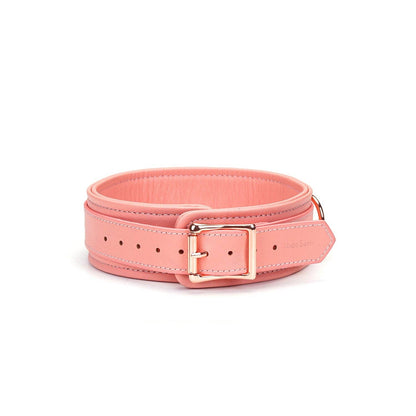 Liebe Seele- Pink Dream Leather Collar with Leash