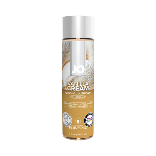 JO H2O Vanilla Cream Flavored Water-Based Lubricant 4 oz. by System Jo