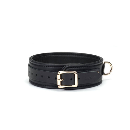 Liebe Seele- Dark Secret - Leather Collar with Leash
