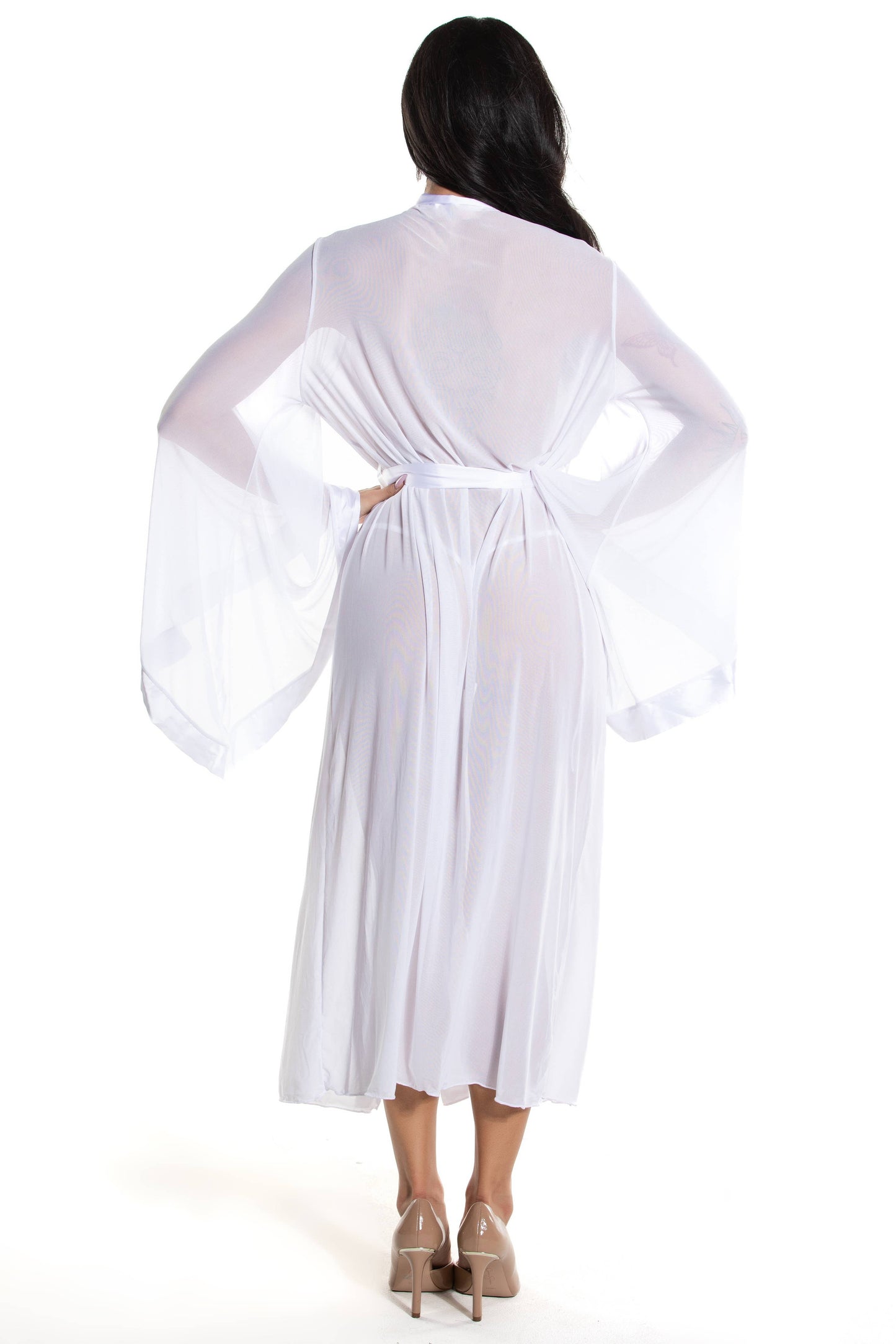 Long Mesh Robe by Midnight Ballerina