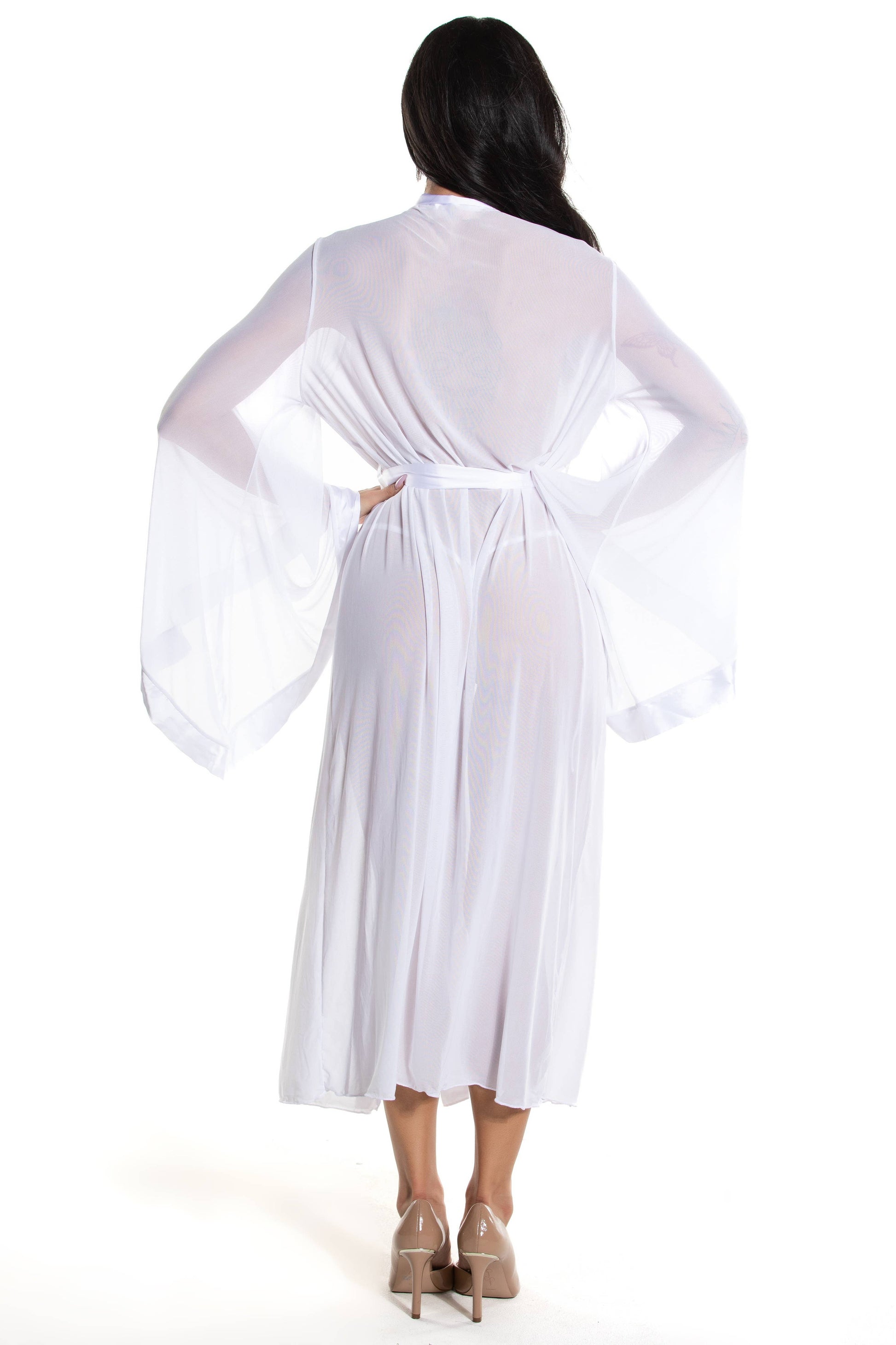 Long Mesh Robe by Midnight Ballerina