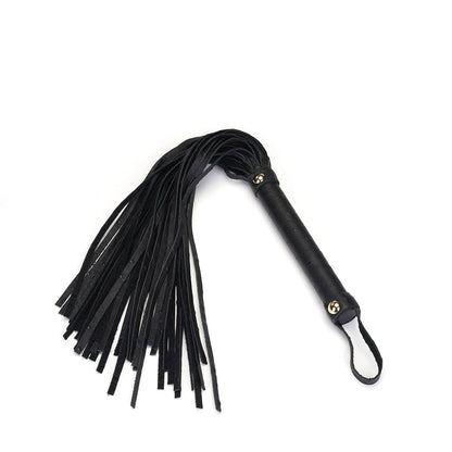 Demon's Kiss Black Leather Flogger Whip
