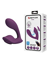 Pretty Love Franz Magnetic App-Controlled Panty Vibe - Purple by Eldorado Trading Company