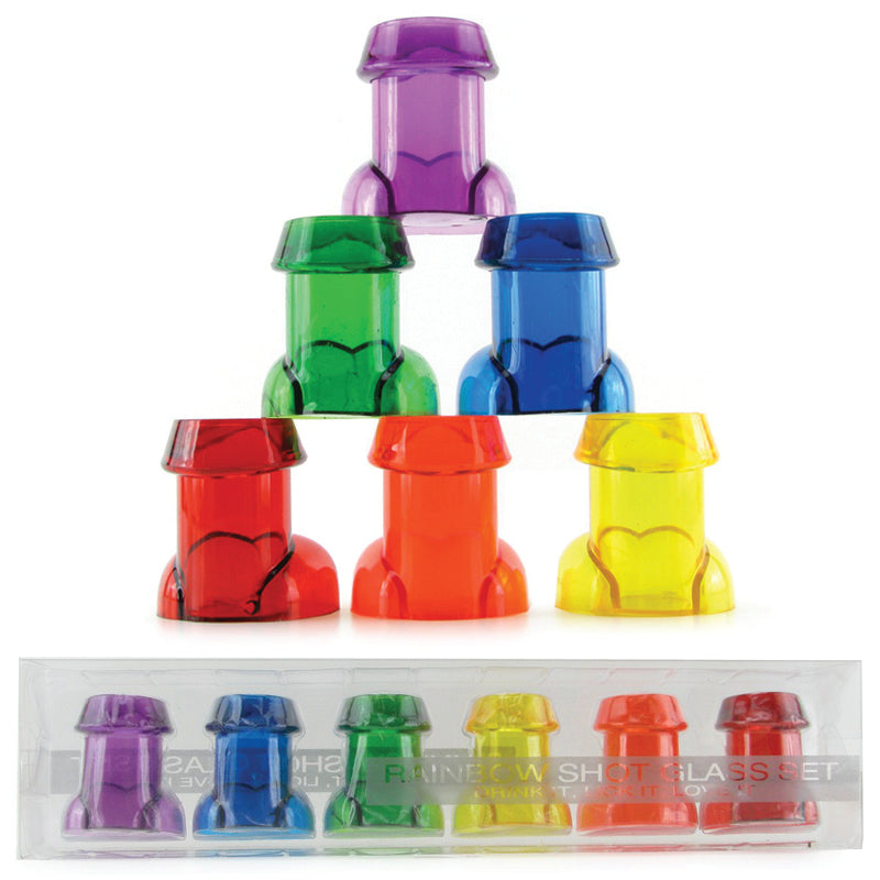 Rainbow Shot Glass Set by Kheper Games