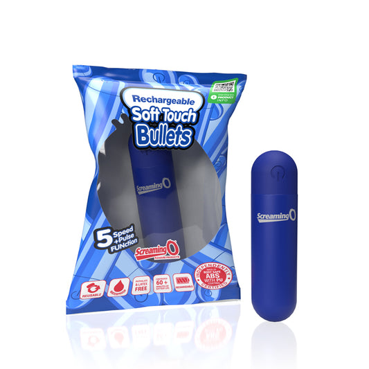 Screaming O Soft Touch Rechargeable Bullets Blue by Screaming O