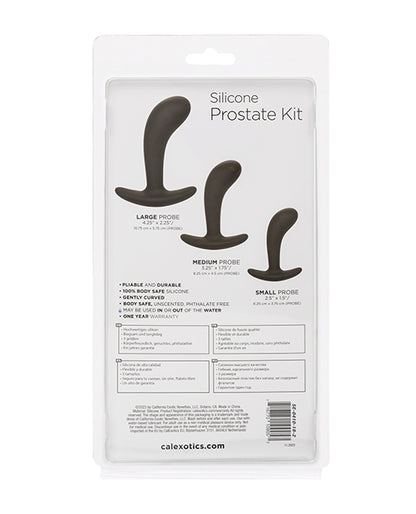 Silicone Anal Training Prostate Kit - Black by Eldorado Trading Company