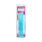 Crystal Jellies 12 in. Big Boy Teal by Doc Johnson