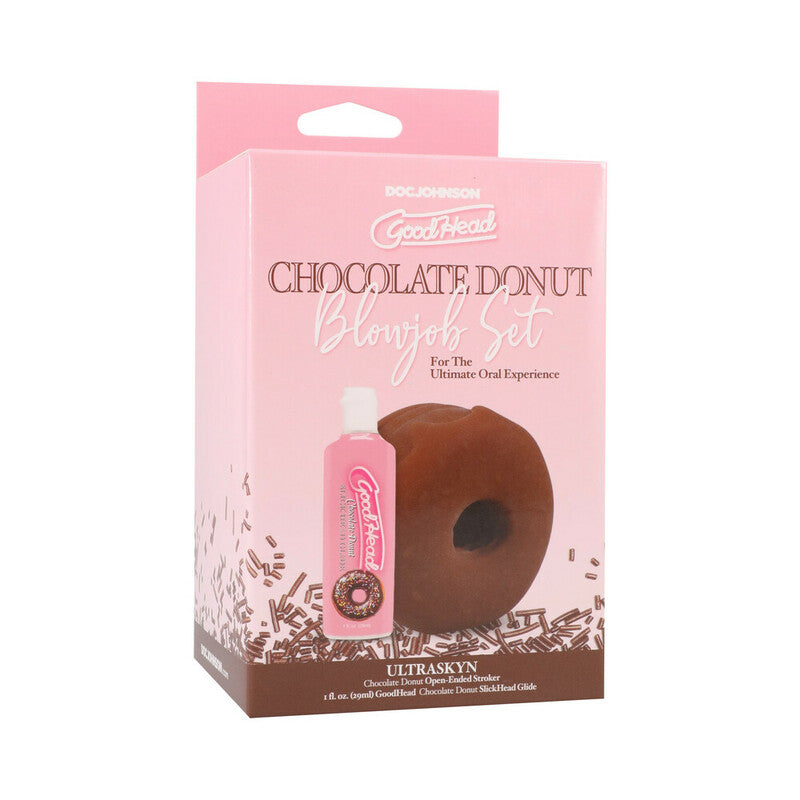 GoodHead Chocolate Donut Blowjob Set by Doc Johnson