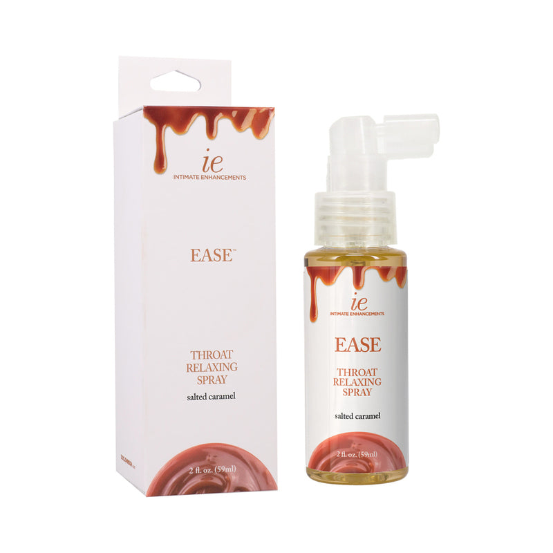 Intimate Enhancements Ease Throat Relaxing Spray Salted Caramel 2 oz. by Doc Johnson