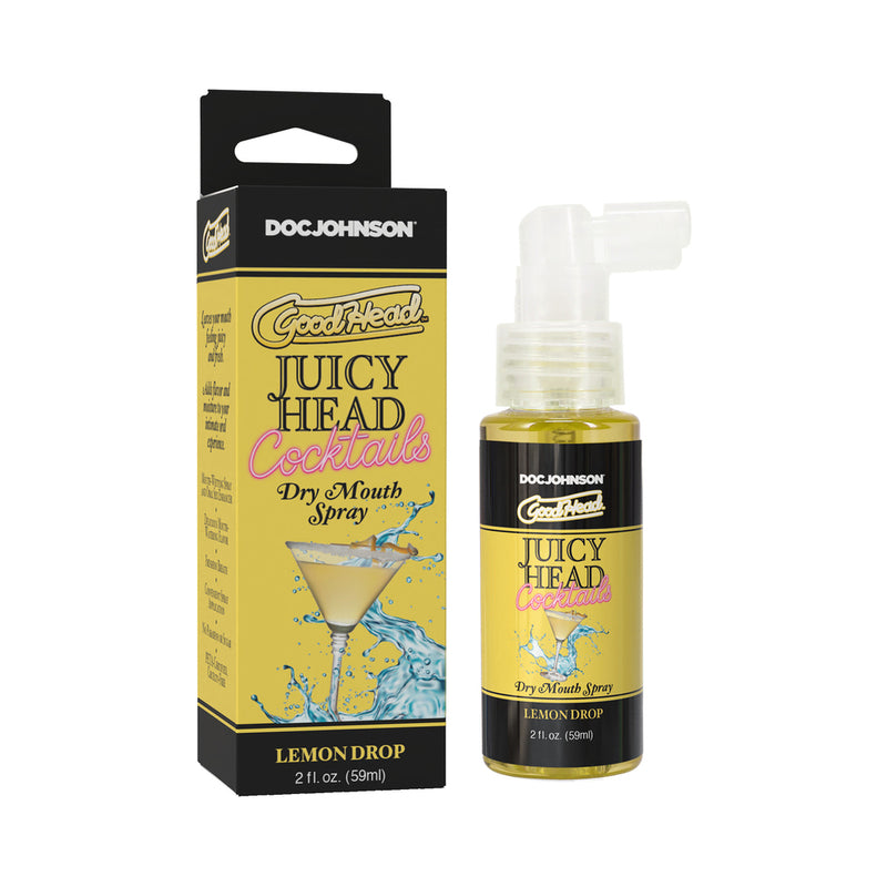 GoodHead Juicy Head Cocktails Dry Mouth Spray Lemon Drop 2 oz. by Doc Johnson