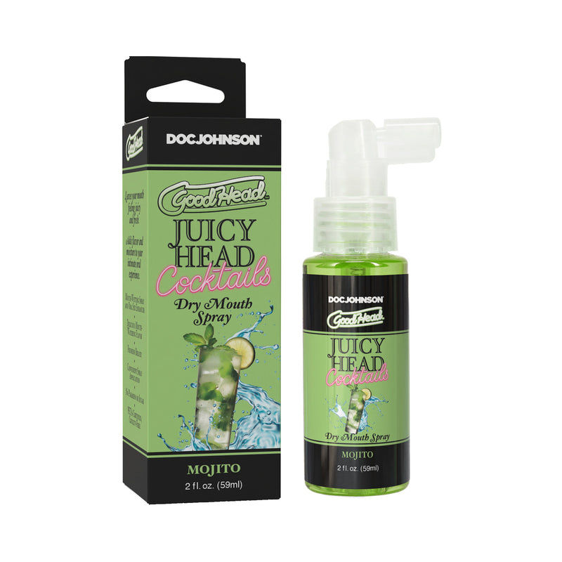 GoodHead Juicy Head Cocktails Dry Mouth Spray Mojito 2 oz. by Doc Johnson