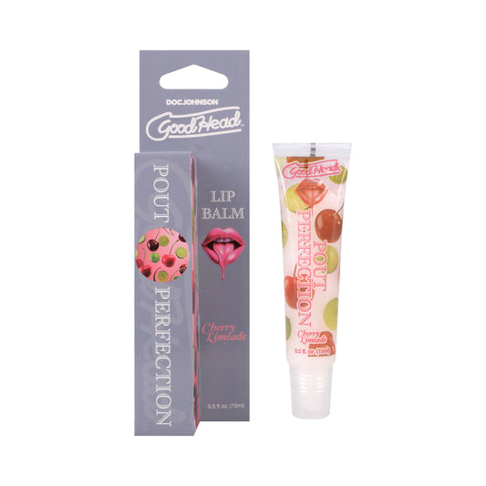 GoodHead Pout Perfection Lip Balm Cherry Limeade by Doc Johnson