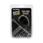 Rock Solid The Code Silicone C-Ring with Bandana Black by Doc Johnson