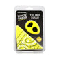 Rock Solid The Code Silicone C-Ring with Bandana Yellow/Black by Doc Johnson