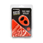 Rock Solid The Code Silicone C-Ring with Bandana Orange/Black by Doc Johnson