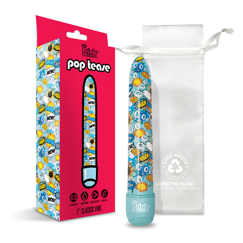 Prints Charming Pop Tease 7" Classic Vibe - Bang - Blue by Global Novelties LLC