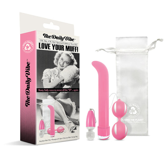 The Daily Vibe Special Edition Toy Kit - Love Your Muff by Global Novelties LLC