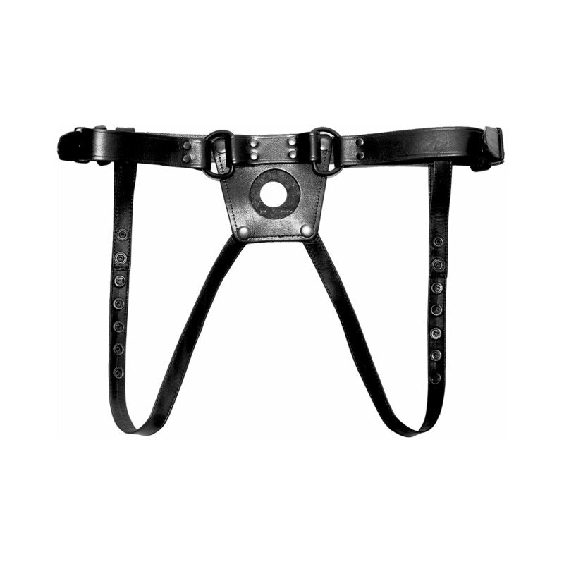 Prowler RED Leather Dong Harness 2XL by Simply Pleasure Ltd