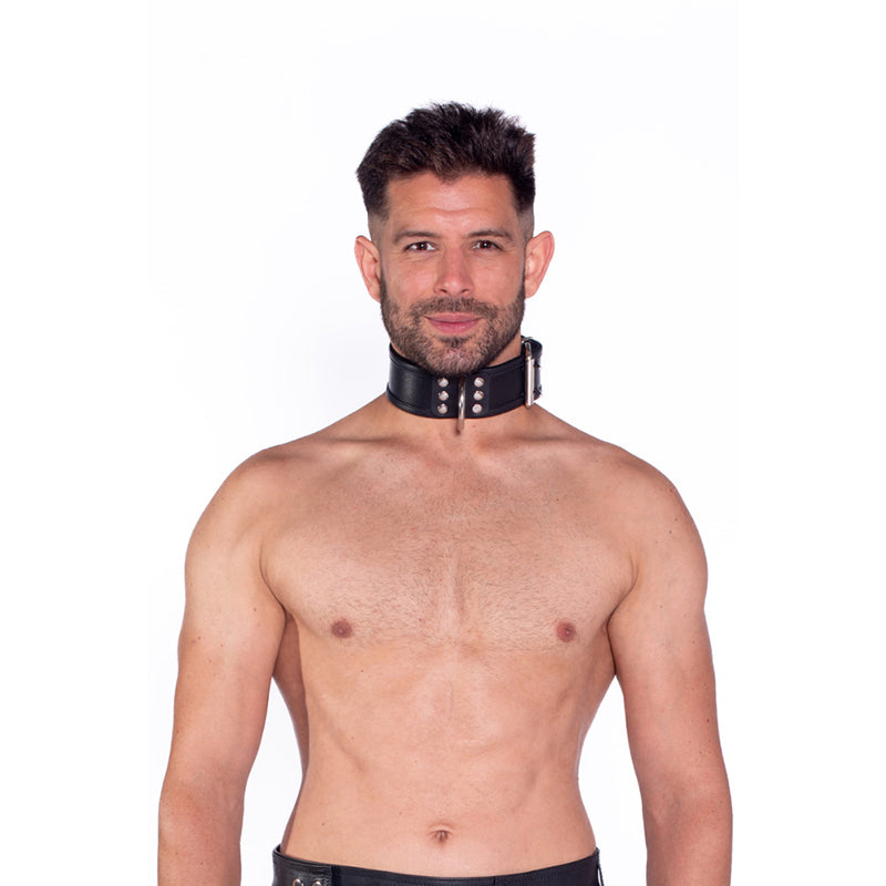 Prowler RED Leather Collar S/M by Simply Pleasure Ltd