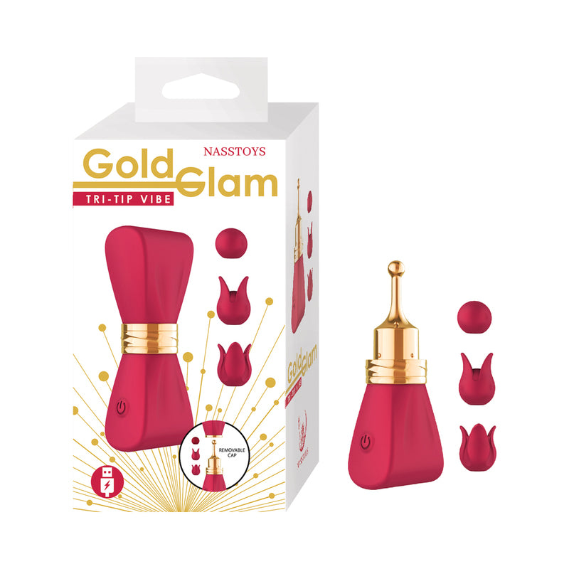 Gold Glam Tri-Tip Vibe Red by Nasstoys