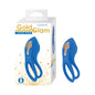 Gold Glam Cockring Blue by Nasstoys