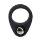 LEVELZ Liquid Silicone Single Weighted Ball Cock Ring Black by Shots America LLC