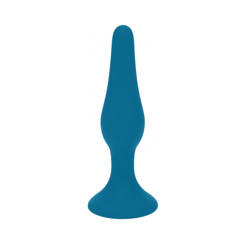 LEVELZ Slim Silicone Anal Plug Small Teal by Shots America LLC