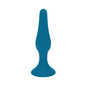 LEVELZ Slim Silicone Anal Plug Small Teal by Shots America LLC