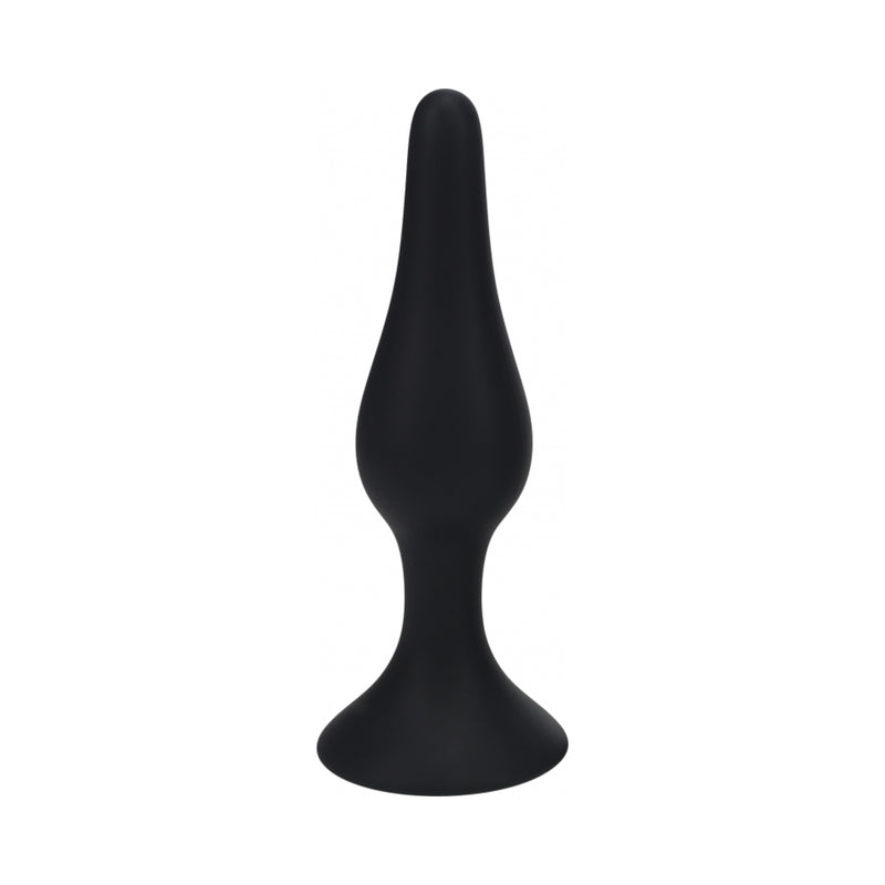 LEVELZ Slim Silicone Anal Plug XLarge Black
