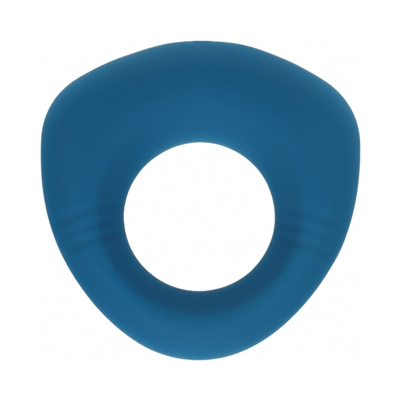 LEVELZ Sealed Liquid Silicone Vibrating Cock Ring Teal by Shots America LLC
