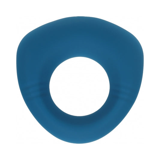 LEVELZ Sealed Liquid Silicone Vibrating Cock Ring Teal by Shots America LLC