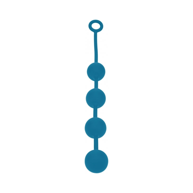 LEVELZ Round Silicone Anal Balls XLarge 50mm Teal by Shots America LLC