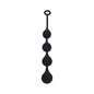 LEVELZ Waterdrop Silicone Anal Balls Large 40mm Black by Shots America LLC
