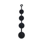 LEVELZ Round Silicone Anal Balls XXLarge 60mm Black by Shots America LLC