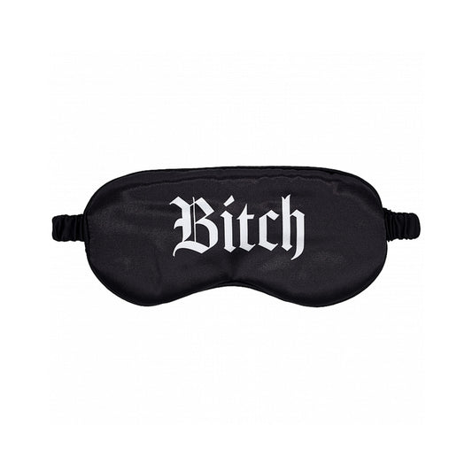 Ouch! Bitch Printed Mask Satin Black by Shots America LLC