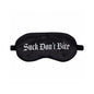 Ouch! Suck Don't Bite Printed Mask Satin Black