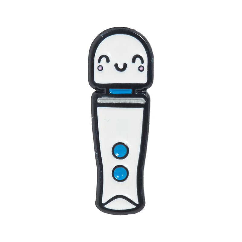 Magic Wand Micro Enamel Pin by Vibratex Inc.
