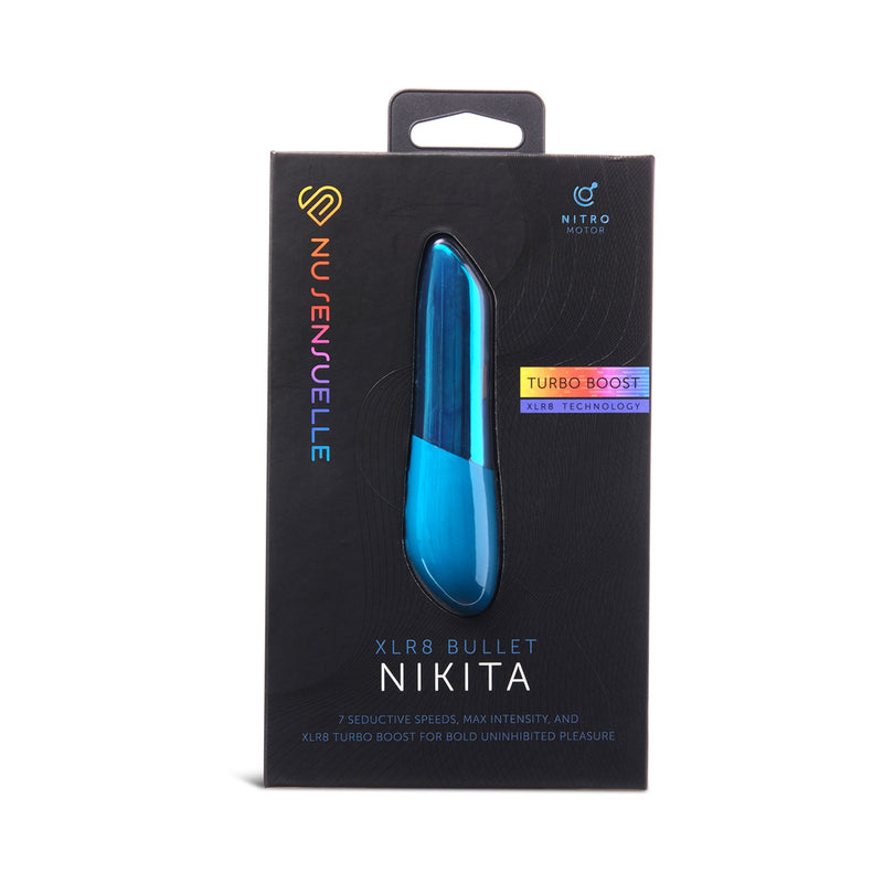 Nu Sensuelle Nikita Bullet with Nitro Motor Deep Turquoise