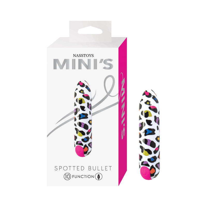 Nasstoys Mini's Spotted Bullet White