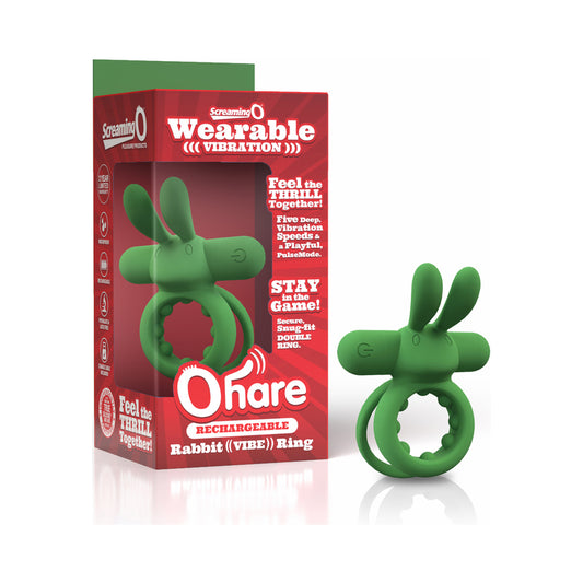 Screaming O Rechargeable Ohare Green by Screaming O