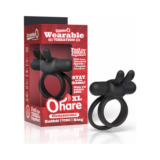 Screaming O Rechargeable Ohare XL Black by Screaming O