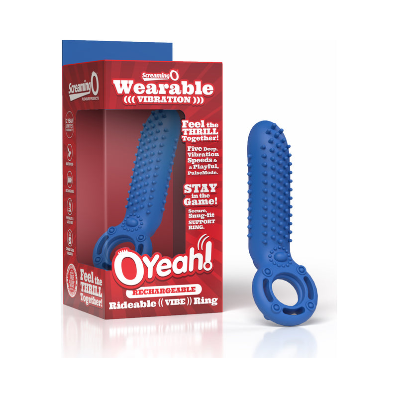 Screaming O Rechargeable O Yeah Silicone Blue