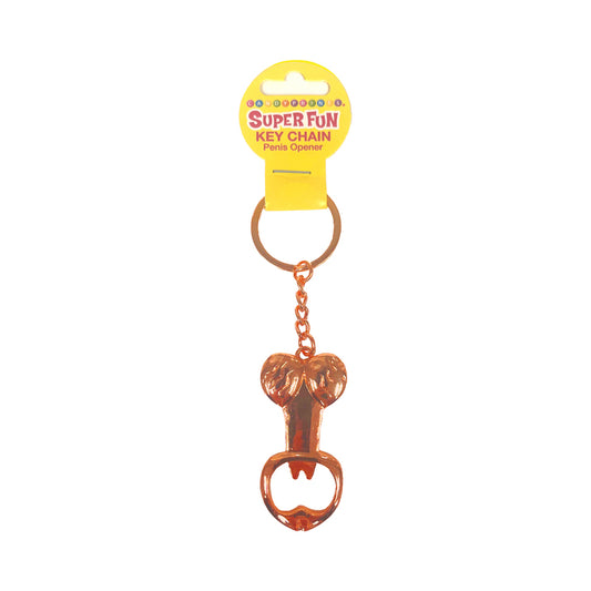 Super Fun Penis Bottle Opener Key Chain by Little Genie Productions