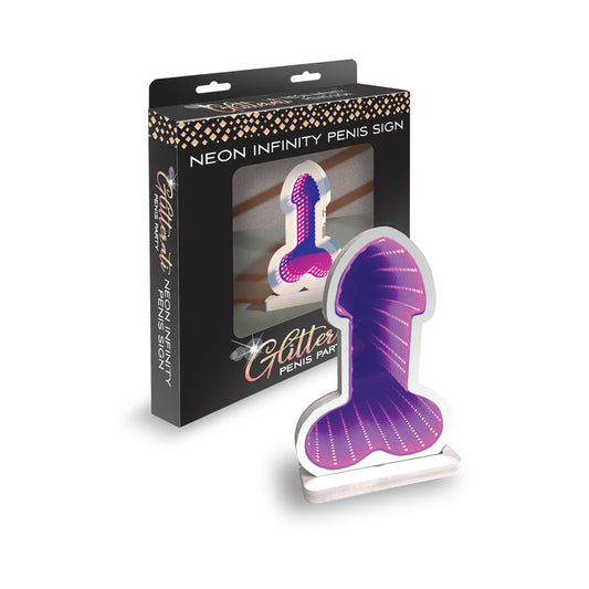 Glitterati Infinity Penis Led Light by Little Genie Productions