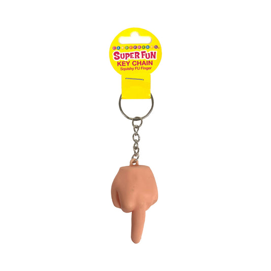 Last Fuck Squishy Fu Finger Key Chain by Little Genie Productions