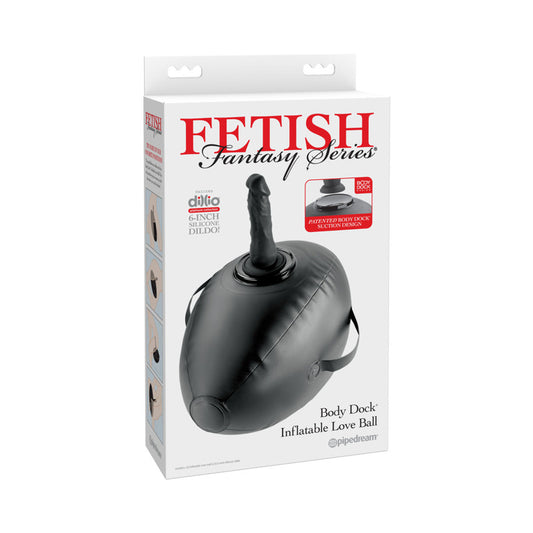 Fetish Fantasy Series Body Dock Inflatable Love Ball Black by Pipedream